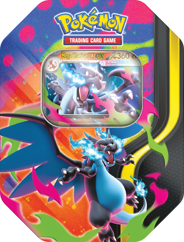 401 Games Canada - Pokemon - Mega Charizard Tin - Mega Charizard X