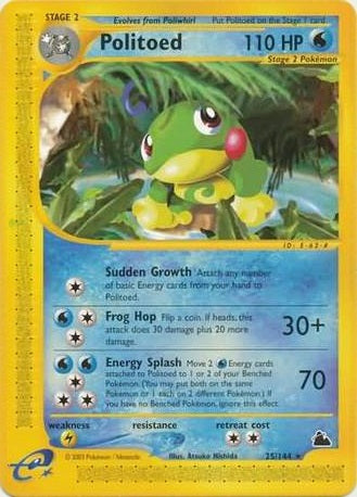 Politoed - 25/144 - Rare available at 401 Games Canada