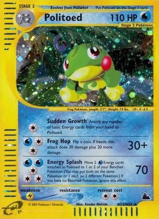 Politoed - H23/H32 - Holo available at 401 Games Canada