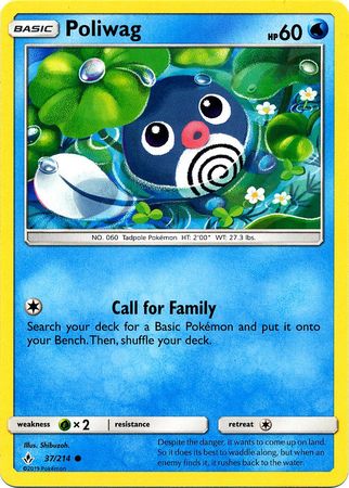 Poliwag - 37/214 - Common available at 401 Games Canada