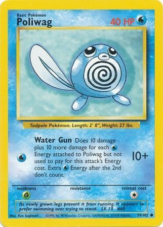 Poliwag - 59/102 - Common - Unlimited available at 401 Games Canada