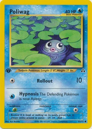 Poliwag - 62/75 - Common - 1st Edition available at 401 Games Canada