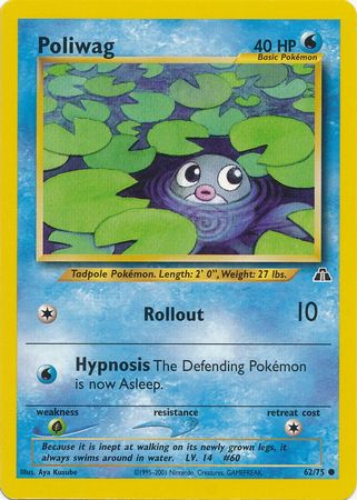 Poliwag - 62/75 - Common - Unlimited available at 401 Games Canada