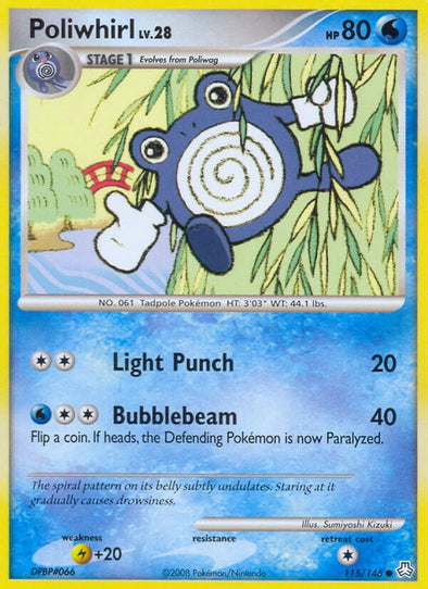 Poliwhirl - 115/146 - Common available at 401 Games Canada