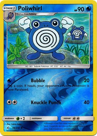 Poliwhirl - 38/214 - Uncommon - Reverse Holo available at 401 Games Canada