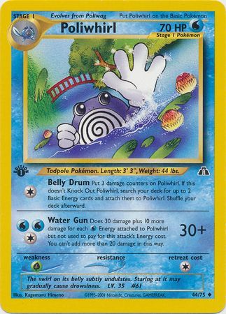 Poliwhirl - 44/75 - Uncommon - 1st Edition available at 401 Games Canada