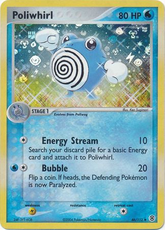 Poliwhirl - 46/112 - Uncommon - Reverse Holo available at 401 Games Canada