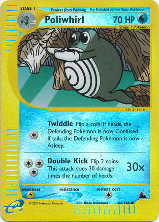 Poliwhirl - 88/144 - Common - Reverse Holo available at 401 Games Canada