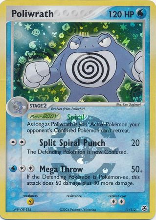 Poliwrath - 11/112 - Holo Rare - Reverse Holo available at 401 Games Canada