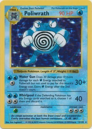 Poliwrath - 13/102 - Holo - Shadowless available at 401 Games Canada