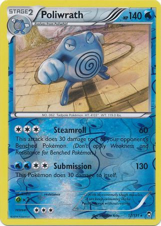 Poliwrath - 17/111 - Holo Rare - Reverse Holo available at 401 Games Canada