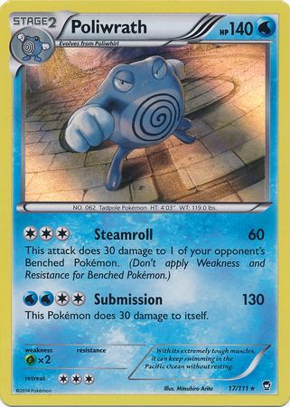 Poliwrath - 17/111 - Holo Rare available at 401 Games Canada