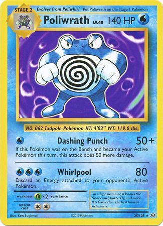 Poliwrath - 25/108 - Rare - Theme Deck Exclusive available at 401 Games Canada