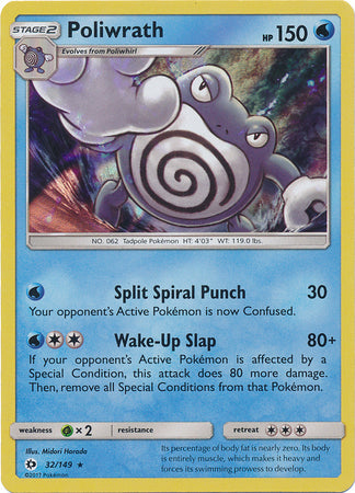 Poliwrath - 32/149 - Holo Rare available at 401 Games Canada