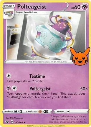 Polteageist - 090/202 - Promo (Trick or Trade BOOster Bundle) available at 401 Games Canada