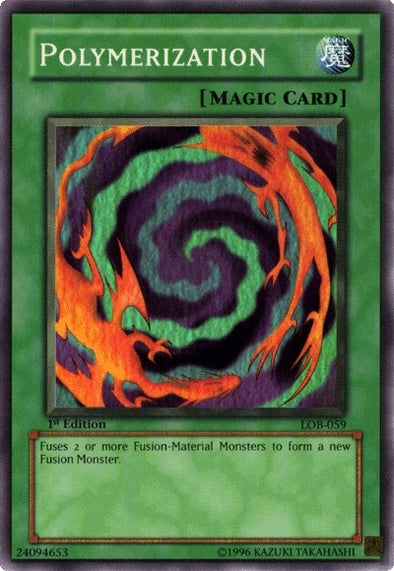 Polymerization - LOB-059 - Super Rare - 1st Edition available at 401 Games Canada