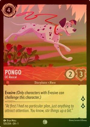 Pongo (Ol' Rascal) - 120/204 - Common (Foil) available at 401 Games Canada