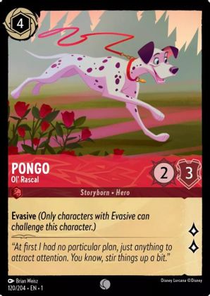 Pongo (Ol' Rascal) - 120/204 - Common available at 401 Games Canada