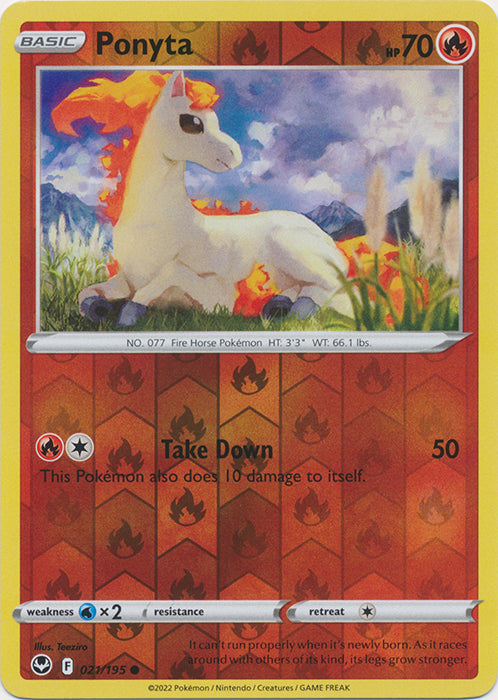 Ponyta - 021/195 - Common - Reverse Holo available at 401 Games Canada