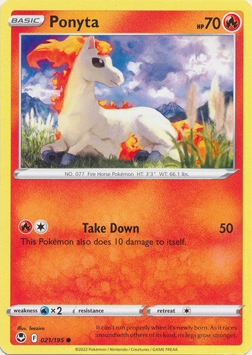 Ponyta - 021/195 - Common available at 401 Games Canada