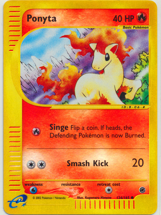 Ponyta - 126/165 - Common - Reverse Holo available at 401 Games Canada