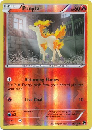 Ponyta - 16/114 - Common - Reverse Holo available at 401 Games Canada