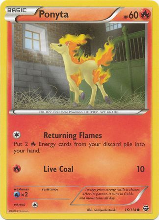 Ponyta - 16/114 - Common available at 401 Games Canada