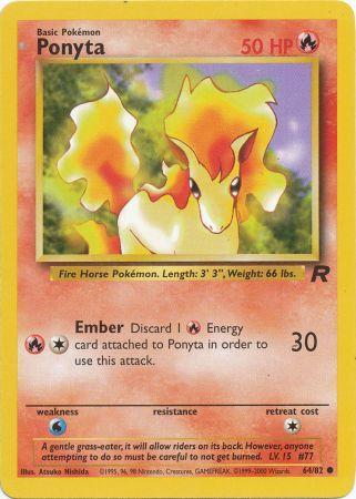 Ponyta - 64/82 - Common - Unlimited available at 401 Games Canada