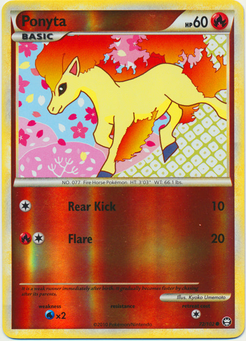 Ponyta - 72/102 - Common - Reverse Holo available at 401 Games Canada