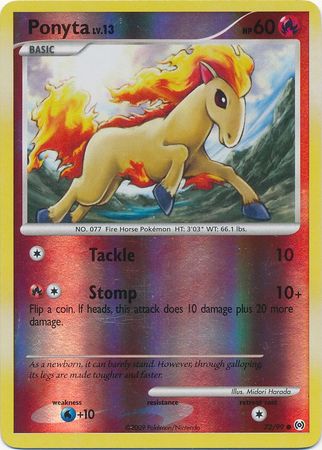 Ponyta - 72/99 - Common - Reverse Holo available at 401 Games Canada