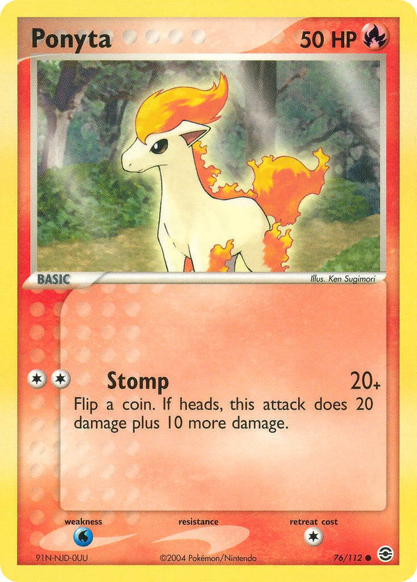 Ponyta - 76/112 - Common available at 401 Games Canada