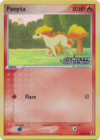 Ponyta - 78/113 - Common - Reverse Holo available at 401 Games Canada