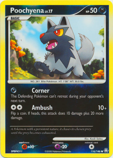 Poochyena - 116/146 - Common - Reverse Holo available at 401 Games Canada