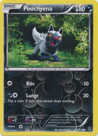 Poochyena - 53/119 - Common - Reverse Holo available at 401 Games Canada