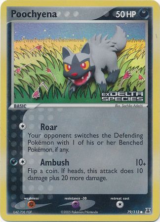 Poochyena - 79/113 - Common - Reverse Holo available at 401 Games Canada