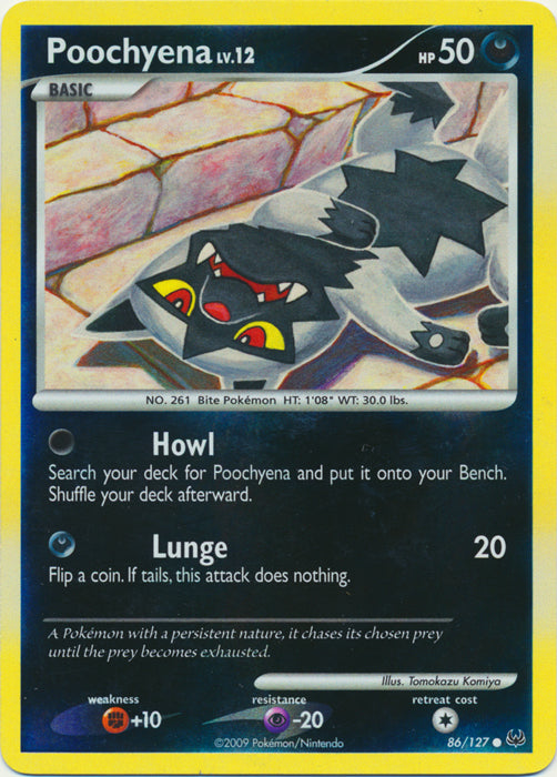 Poochyena - 86/127 - Common - Reverse Holo available at 401 Games Canada