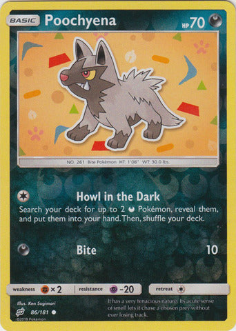 Poochyena - 86/181 - Common - Reverse Holo available at 401 Games Canada