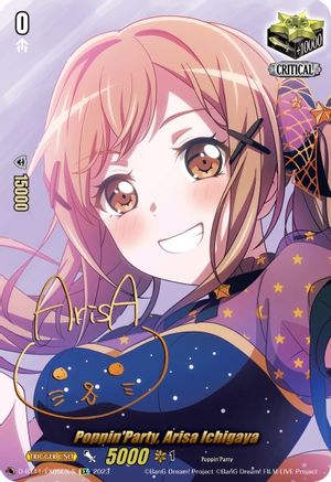 Poppin'Party, Arisa Ichigaya (Signature) - D-BT11/EX05EN-S - Extra Rare available at 401 Games Canada
