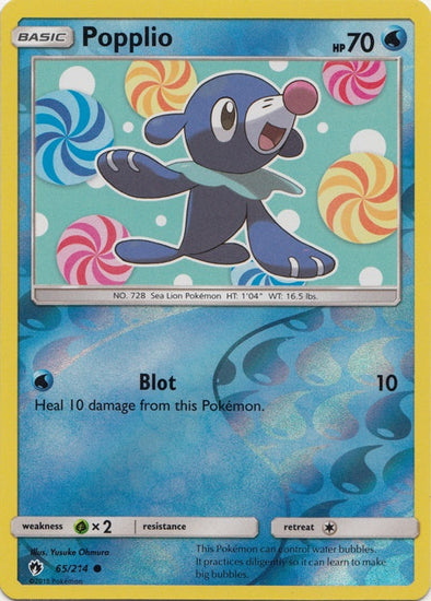 Popplio - 65/214 - Common - Reverse Holo available at 401 Games Canada