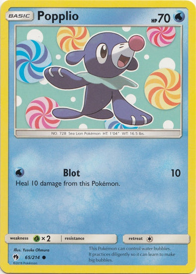 Popplio - 65/214 - Common available at 401 Games Canada