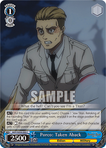 Porco: Taken Aback - AOT/SX04-E084 - Common available at 401 Games Canada