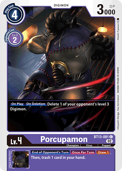 Porcupamon - BT13-081 - Common available at 401 Games Canada