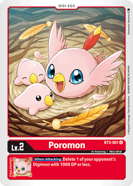 Poromon - BT3-001 - Uncommon available at 401 Games Canada