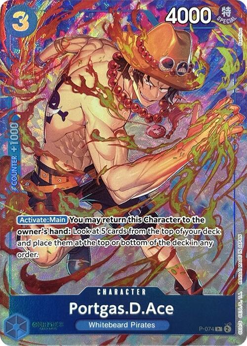 401 Games Canada - Portgas.D.Ace (Premium Card Collection -Best Selection Vol. 3-) - P-074 - Promo 401 Games Canada - Portgas.D.Ace (Premium Card Collection -Best Selection Vol. 3-) - P-074 - Promo