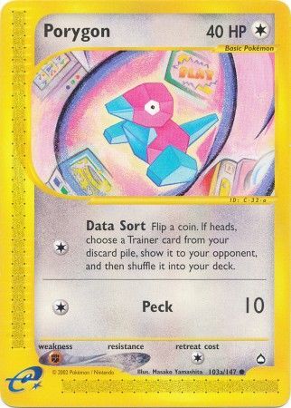 Porygon - 103a/147 - Common available at 401 Games Canada