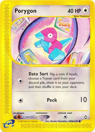 Porygon - 103b/147 - Common available at 401 Games Canada