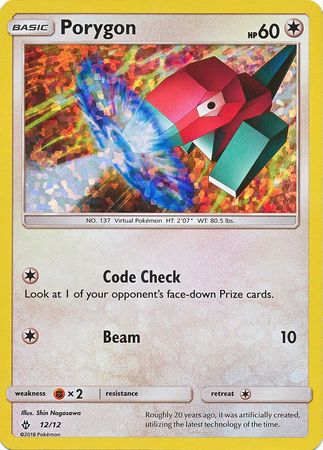 Porygon - 12/12 - McDonald's Holo - Promo available at 401 Games Canada