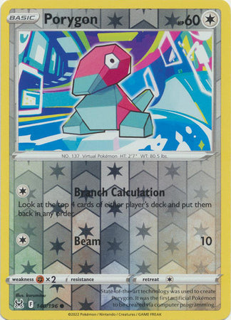 Porygon - 140/196 - Common - Reverse Holo available at 401 Games Canada