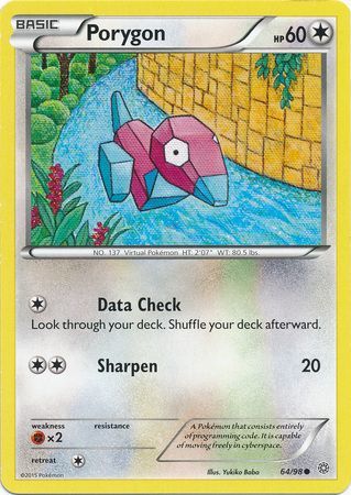 Porygon - 64/98 - Common available at 401 Games Canada