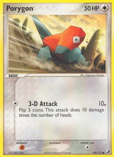 Porygon - 69/115 - Common available at 401 Games Canada
